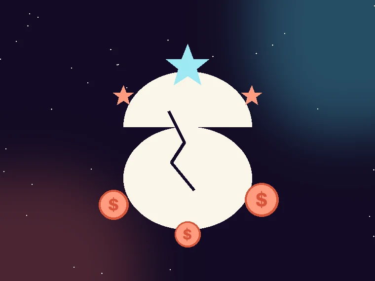 Cracked lucky egg with coins, LuckyDino no-deposit spins